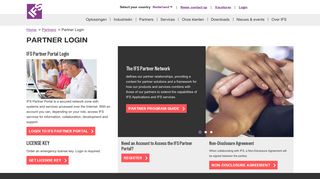 
                            3. Partner Login | IFS Nederland
