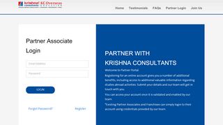
                            12. Partner Login - Krishna Consultants | Login