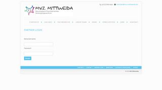 
                            11. Partner Login | MVZ Mittweida