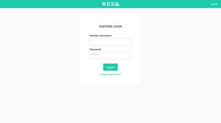 
                            2. Partner login - ResQ Club