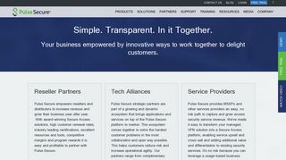 
                            9. Partner Network | Technology & Business Sectors - Pulse Secure