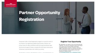 
                            8. ​Partner Opportunity Registration - Virtustream