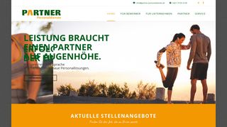 
                            1. PARTNER Personaldienste: Home