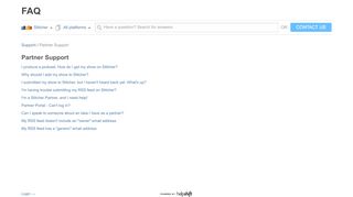 
                            9. Partner Portal - FAQ Support