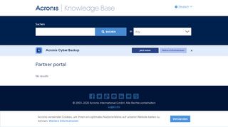 
                            10. Partner portal - Knowledge Base - Acronis