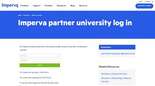 
                            10. Partner Portal Log In | Imperva, Inc.