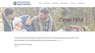 
                            10. Partner Portal Login | Progressive Health Options