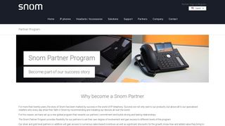 
                            1. Partner Portal | Snom Technology