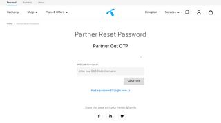 
                            2. Partner Reset Password | GP Shop - Grameenphone