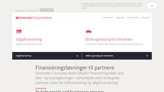 
                            3. Partner - Santander.dk - Santander Consumer Bank