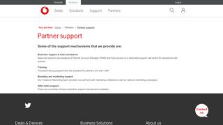 
                            4. Partner support | Vodacom Business