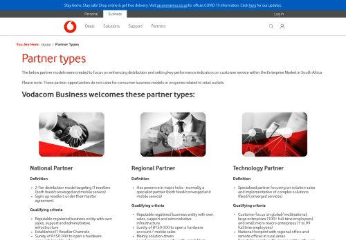 
                            7. Partner types | Vodacom Business