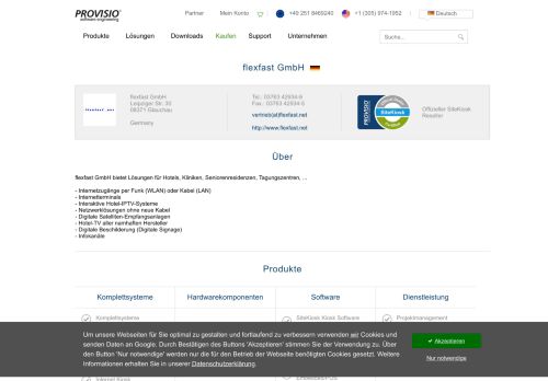 
                            7. Partner von PROVISIO: flexfast GmbH