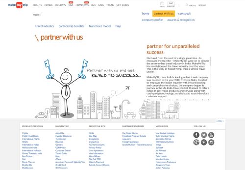 
                            8. Partner with us | www.makemytrip.com