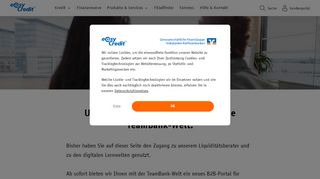 
                            3. Partnerbanken: Informationen und Login | easyCredit