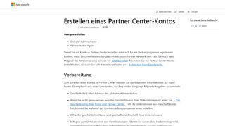 
                            4. PartnerCenter-Konto erstellen | Microsoft Docs