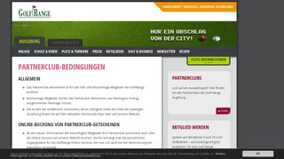 
                            4. Partnerclubbedingungen – GolfRange GmbH - GolfRange Augsburg