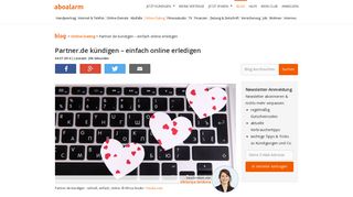 
                            10. Partner.de kündigen – einfach online erledigen - Aboalarm