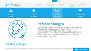 
                            6. Partnerlösungen - Myfactory