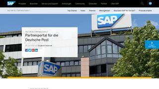 
                            8. Partnerportal für die Deutsche Post - SAP News Center