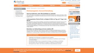 
                            8. Partnerprogramm: Account-Verwaltung - GeoTrust