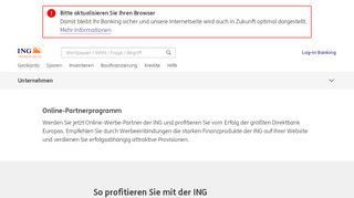 
                            4. Partnerprogramm - ING-DiBa