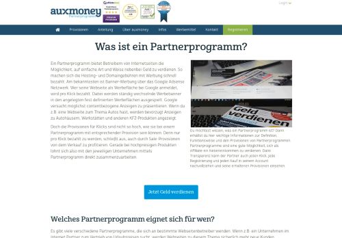 
                            3. Partnerprogramm Nr.1 | Jetzt Geld verdienen mit auxmoney!