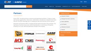 
                            10. Partners | CEAT Specialty Tires Limited