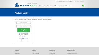 
                            2. Partners Login - Anderson Negele