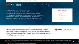 
                            13. Partners: Red Hat and Alibaba Cloud