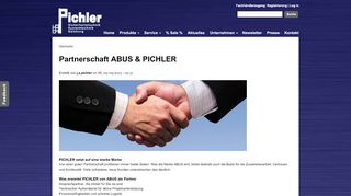 
                            12. Partnerschaft ABUS & PICHLER | Pichler Salzburg