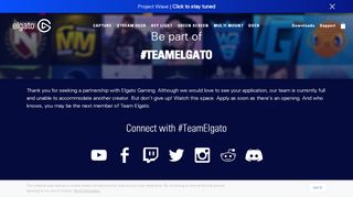 
                            2. Partnership Application | elgato.com