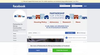 
                            12. Partnership for Strong Communities - Home | Facebook