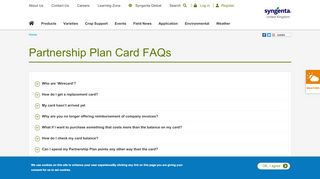 
                            10. Partnership Plan Card FAQs | Syngenta