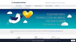 
                            13. Partnership Thomas Cook Belgium and Brussels Airlines