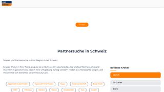 
                            2. Partnersuche in Schweiz - Lovescout 24 Schweiz