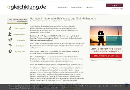 
                            7. Partnervermittlung für Behinderte und Nicht-Behinderte | Partnersuche ...