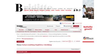 
                            10. Partnervermittlung/Singlebörse: Gleichklang - BRIGITTE Community