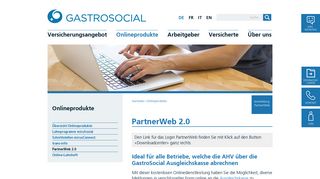 
                            6. PartnerWeb 2.0 | Gastrosocial