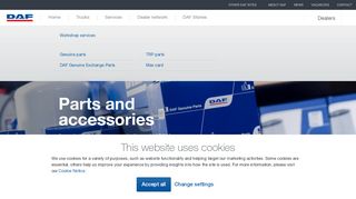 
                            6. Parts & accessories- DAF Trucks Ltd, United Kingdom