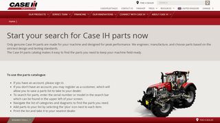 
                            4. Parts Catalog | Service Team | Case IH