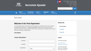 
                            12. Parts Center | Herrnstein Hyundai