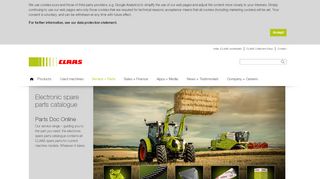 
                            3. Parts Doc Online spare parts catalogue - Catalogue | CLAAS