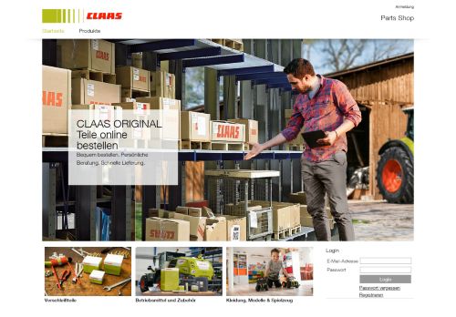 
                            4. Parts Shop - Claas