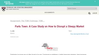 
                            9. Parts Town: A Case Study on How to Disrupt a Sleepy ...