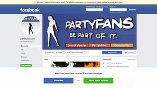 
                            3. partyfans.com - Startseite | Facebook