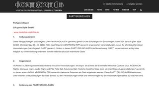 
                            8. Partygrundlagen: Hootchie Cootchie Club