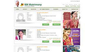 
                            10. Parvatha Rajakulam - KM Matrimony - Search Results