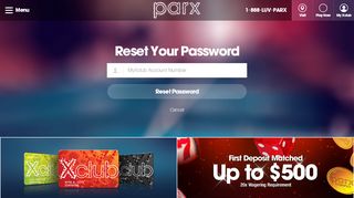 
                            2. Parx Casino® | My Xclub Account Sign In