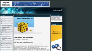 
                            5. PAS Agent Portal Home - huskerxyad